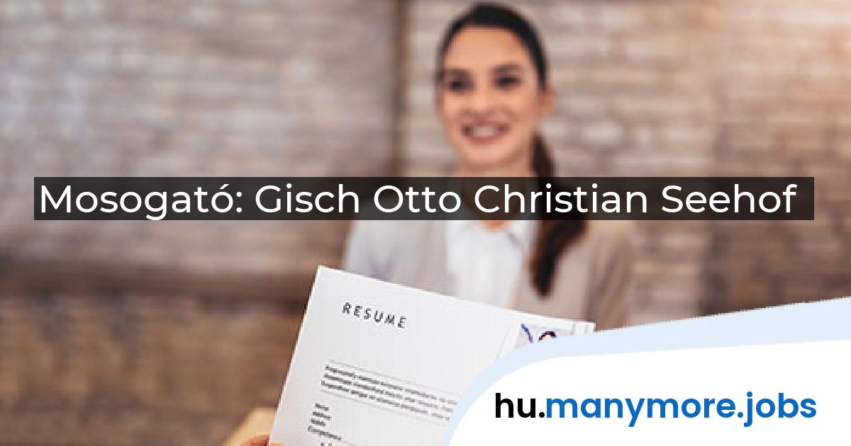 Mosogató: Gisch Otto Christian Seehof | manymore.jobs